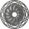 Ekena Millwork Loera Ceiling Medallion (Fits Canopies up to 6 1/4"), 26 5/8"OD x 4 1/2"ID x 1 3/8"P, Silver CM26LOSLS - alternate 1